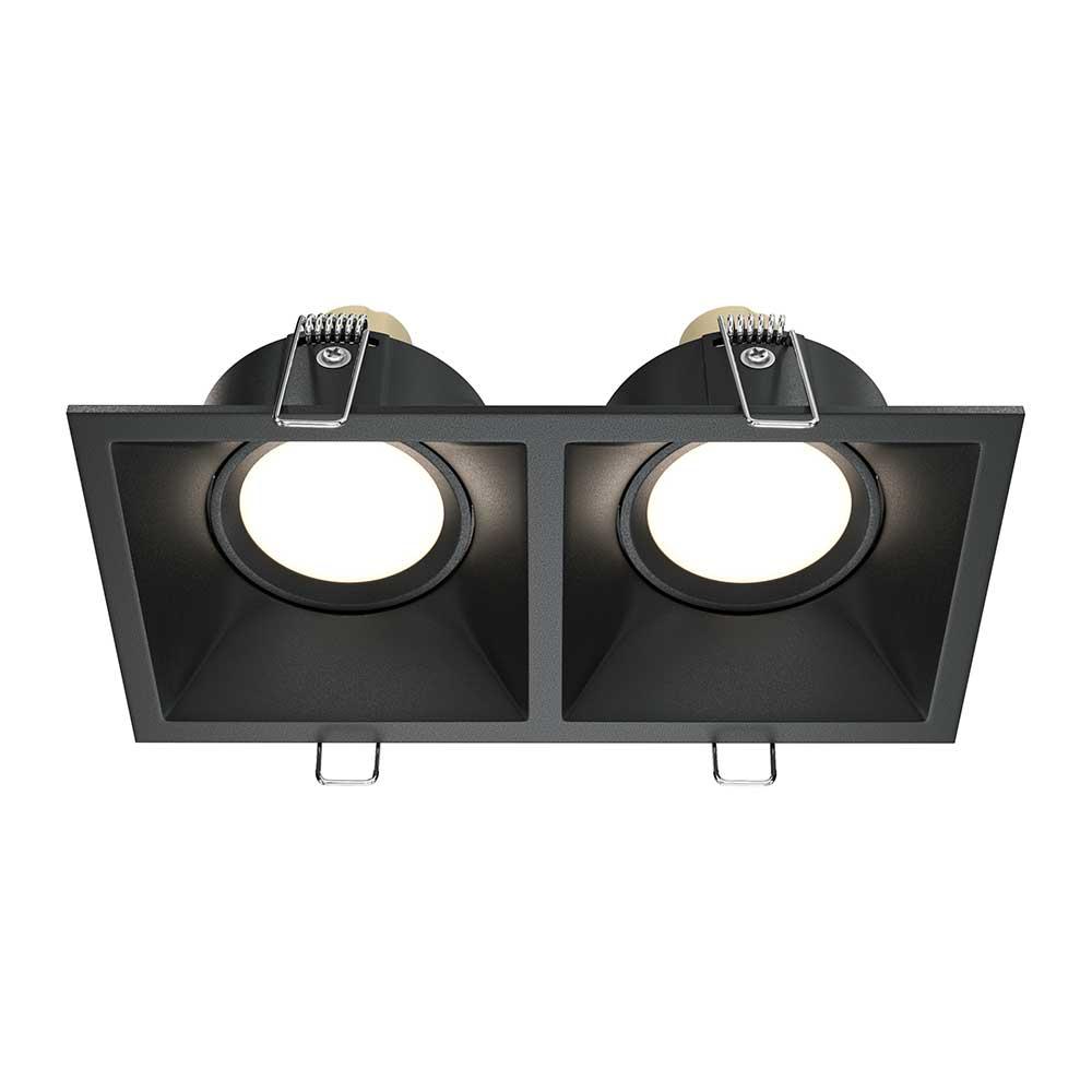 Офисное освещение Встраиваемый светильник Maytoni Technical Dot DL029-2-02B черный металл
