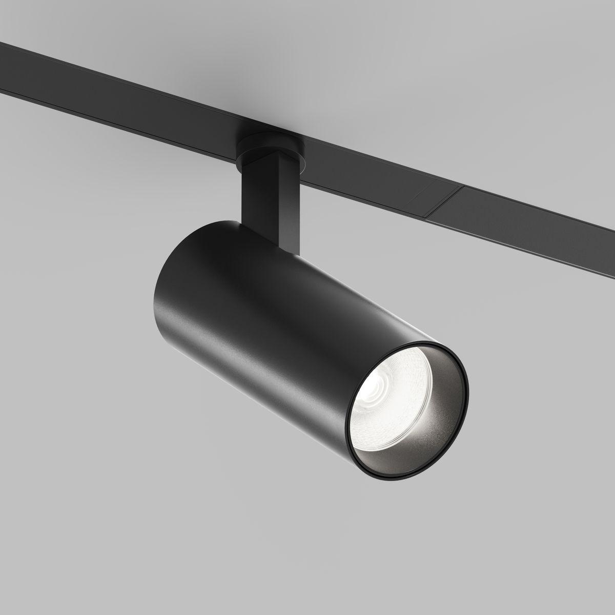 Трековые светильник Трековый светодиодный светильник Denkirs Simple Spot черный металл