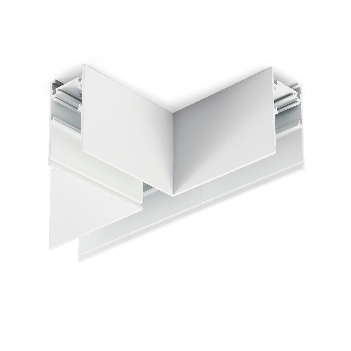 Трековые систем Коннектор T-образный для накладного шинопровода Ambrella light Track System Magnetic… белый металл