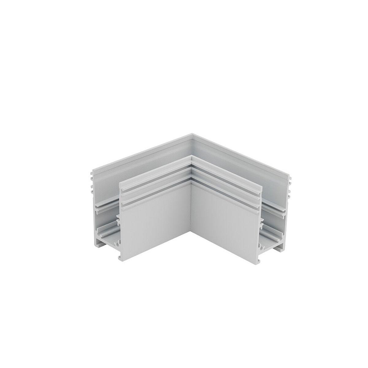 Трековые систем Коннектор для магнитных треков угловой Nowodvorski Lvm Horizontal White 11622 коричневый металлические / алюминий — главное фото