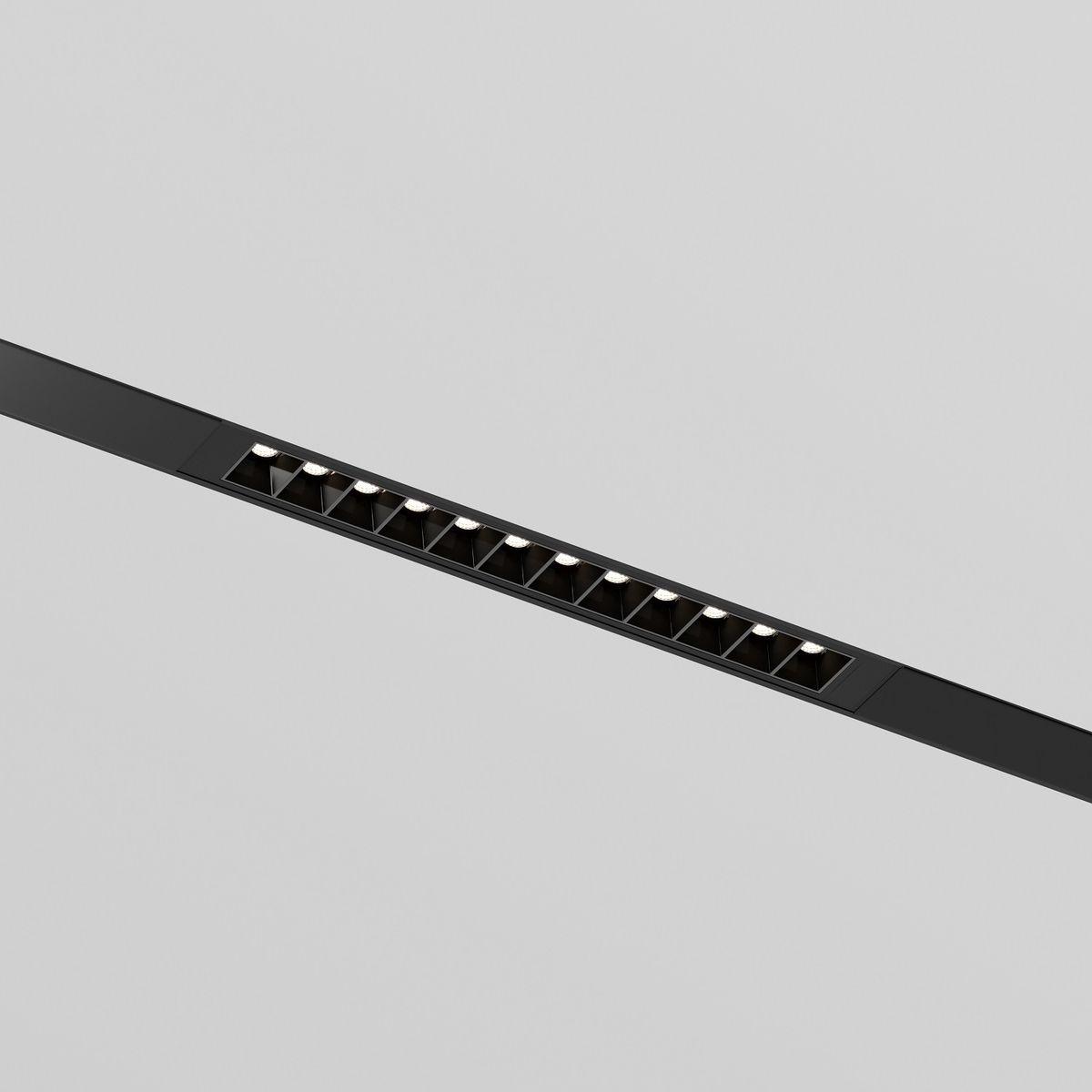 Трековые светильник Трековый светодиодный светильник Denkirs Simple Grill черный металл