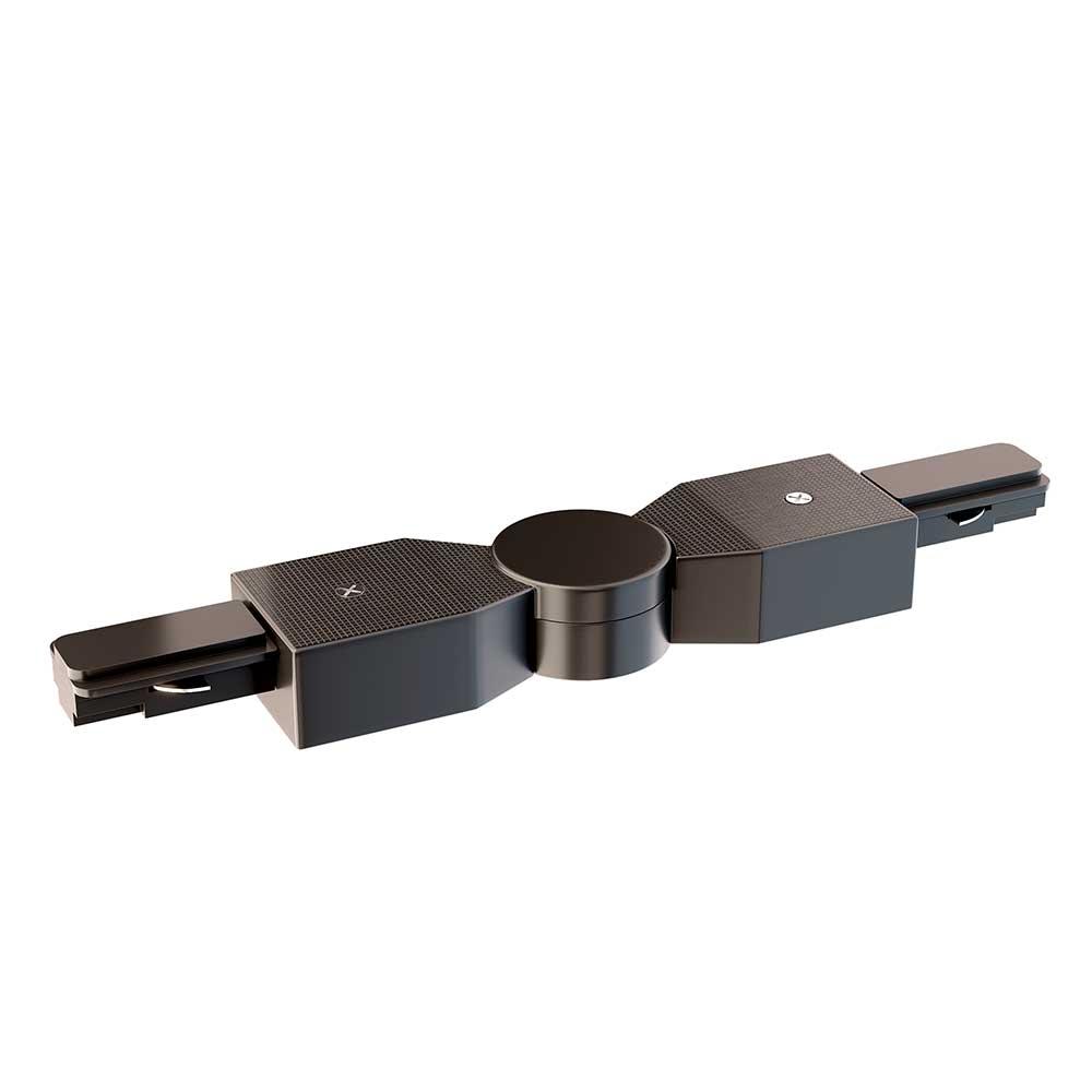 Трековые систем Коннектор для накладного шинопровода Maytoni Accessories for tracks TRA001CS-11B черный пластик