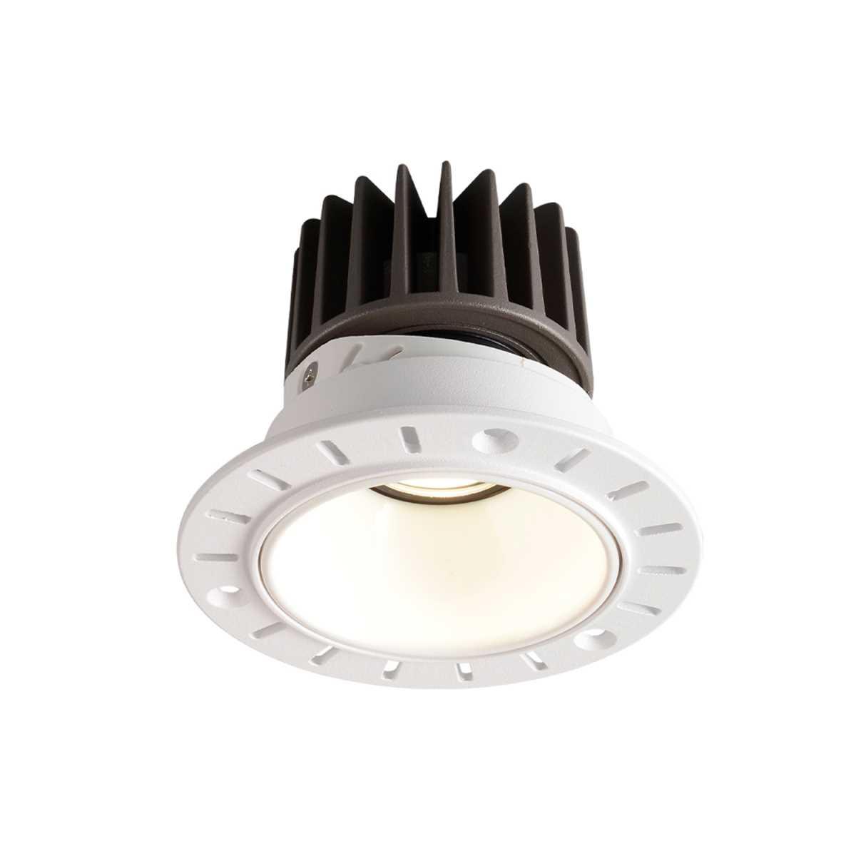 Светильник Встраиваемый светодиодный светильник Crystal Lux CLT 083C1 WH белый металл