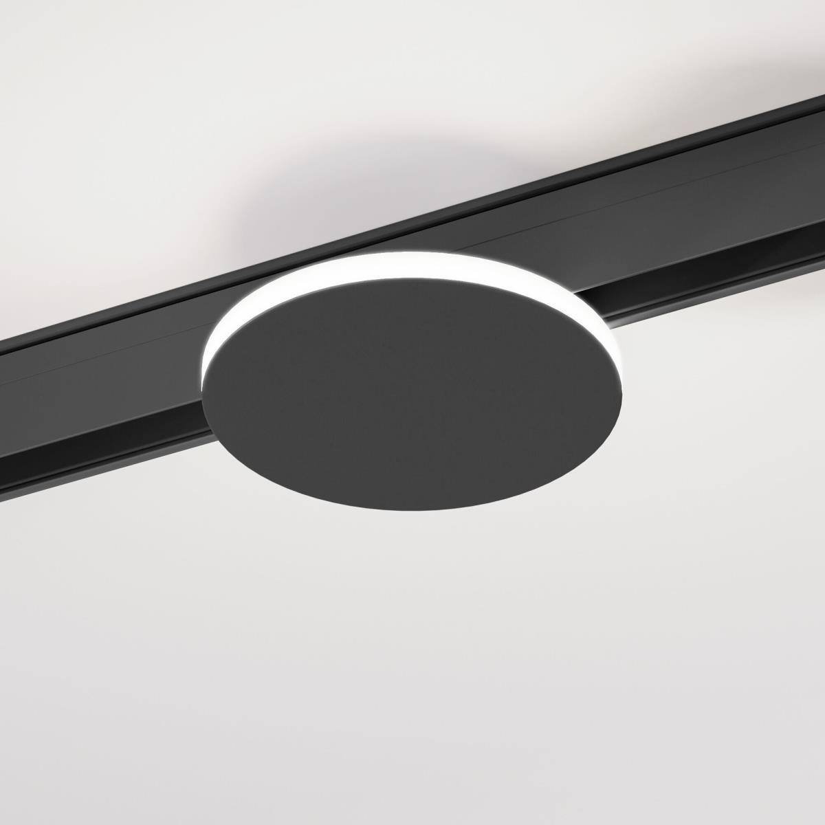 Трековые светильник Трековый светодиодный светильник Elektrostandard Slim Magnetic Cally 85172 01 черный металл