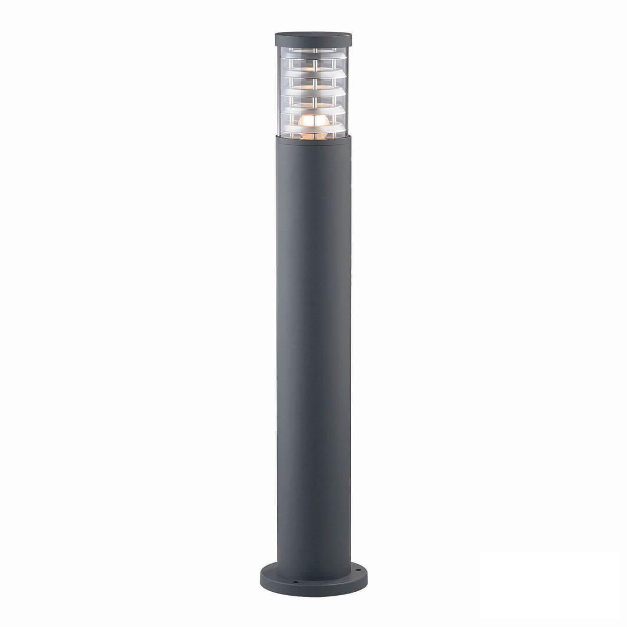 Уличное освещение Уличный светильник Ideal Lux Tronco Pt1 H80 Antracite 026992 серый металл