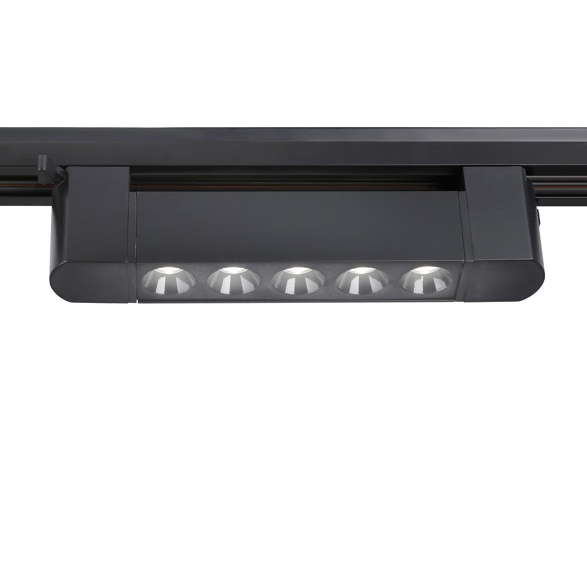 Трековые светильник Трековый светодиодный светильник Ambrella light Track System черный металл