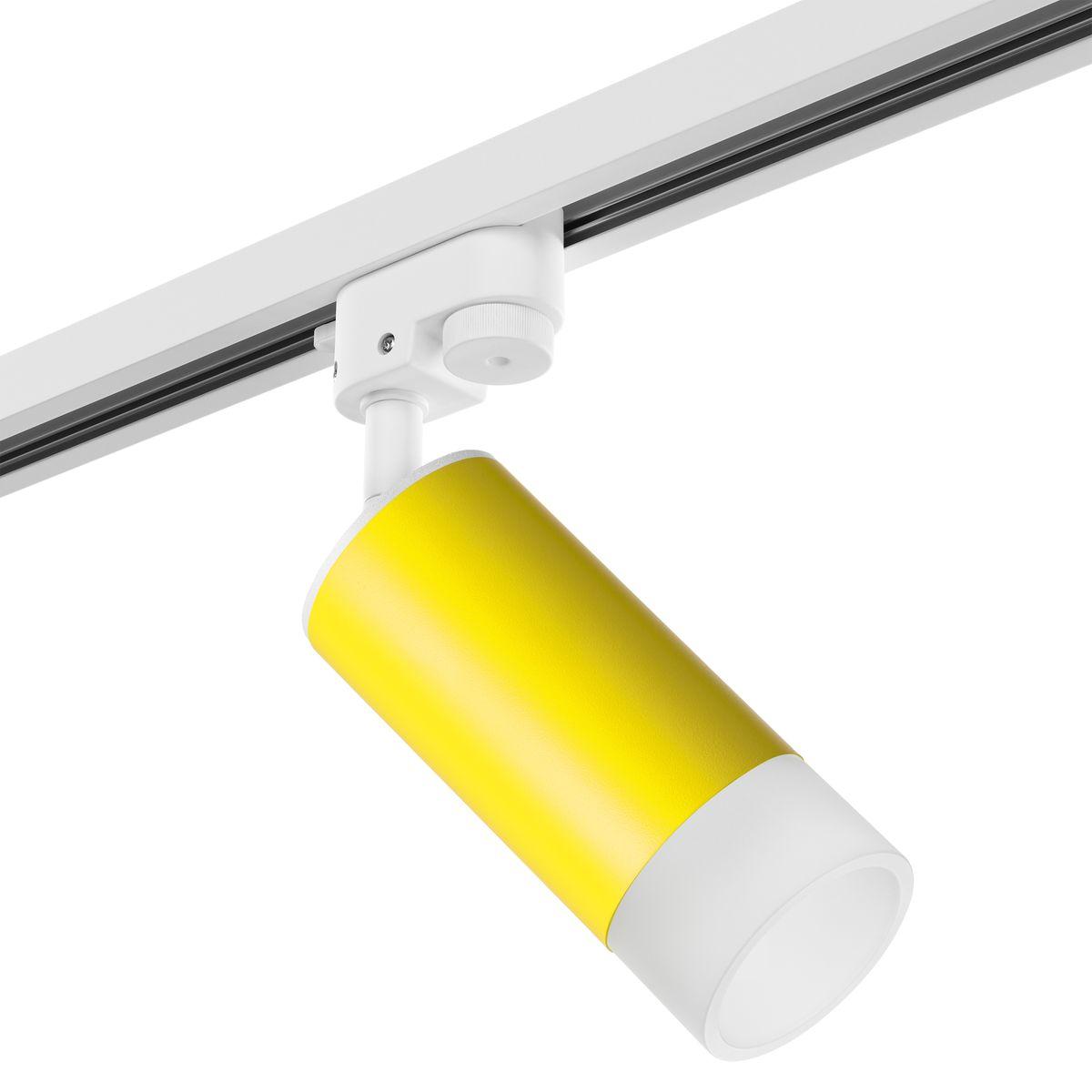 Светильник Комплект с трековым светильником Lightstar Rullo (214433+592056+202431) желтый пластик