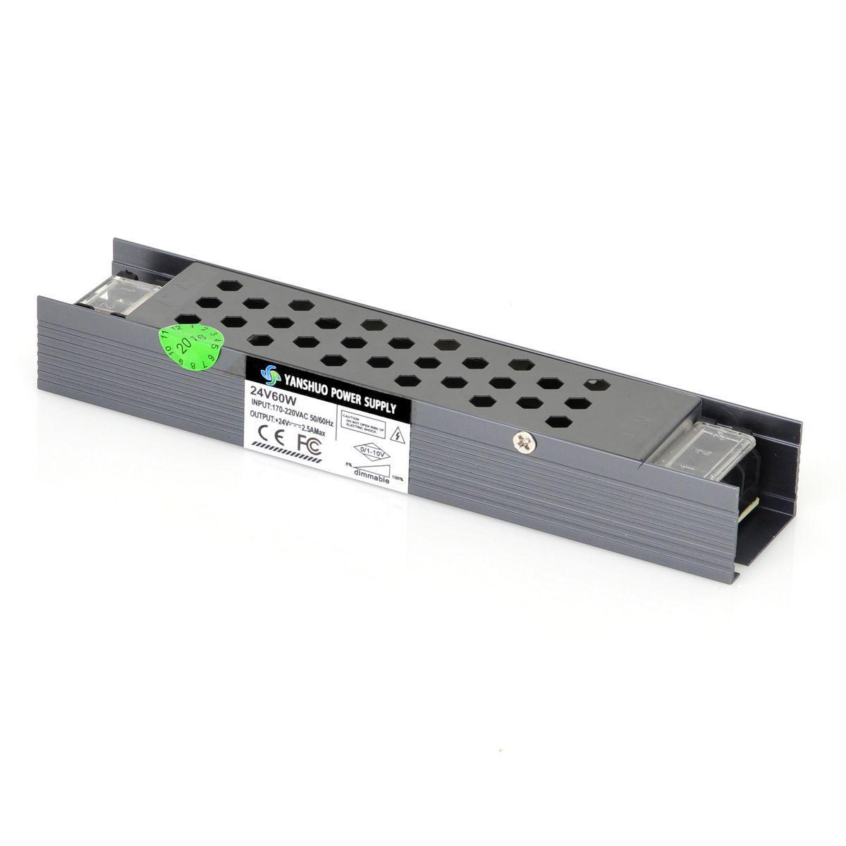 Светодиодные лент Блок питания SWG IP20 2,5A серый металл