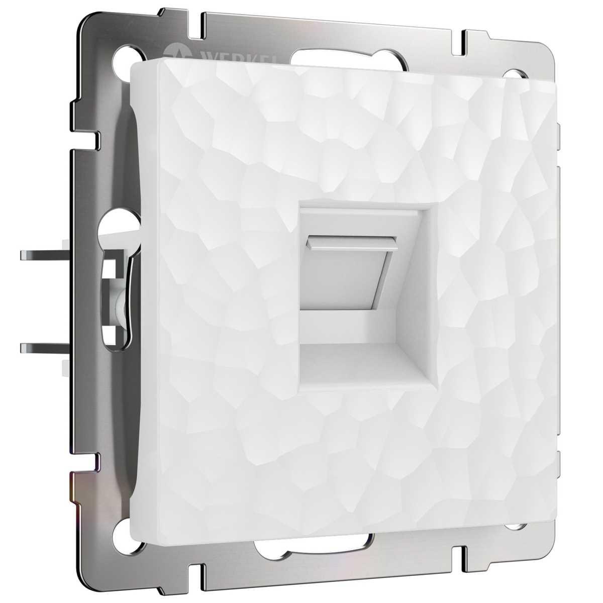 Электротовар Розетка Werkel Hammer Ethernet RJ-45 белый W1281001 4690389163029 белый пластик