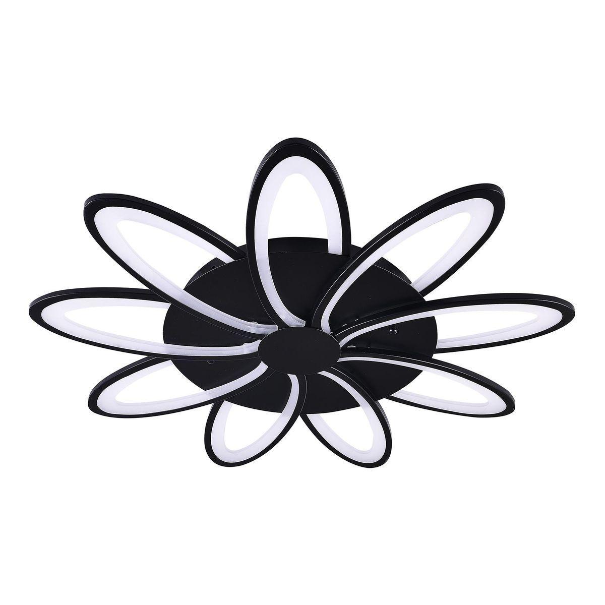 Потолочная люстра Потолочная светодиодная люстра Natali Kovaltseva High-Tech Lamps 82009 Black белый пластик