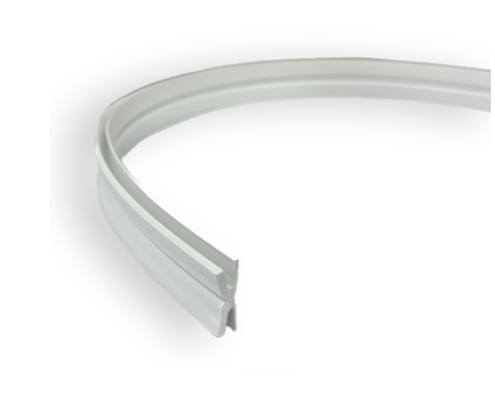 Трековые систем Гарпун для шинопровода под натяжной потолок Hesby Lighting ElDeko 2м HSBL_0164 белый пластик