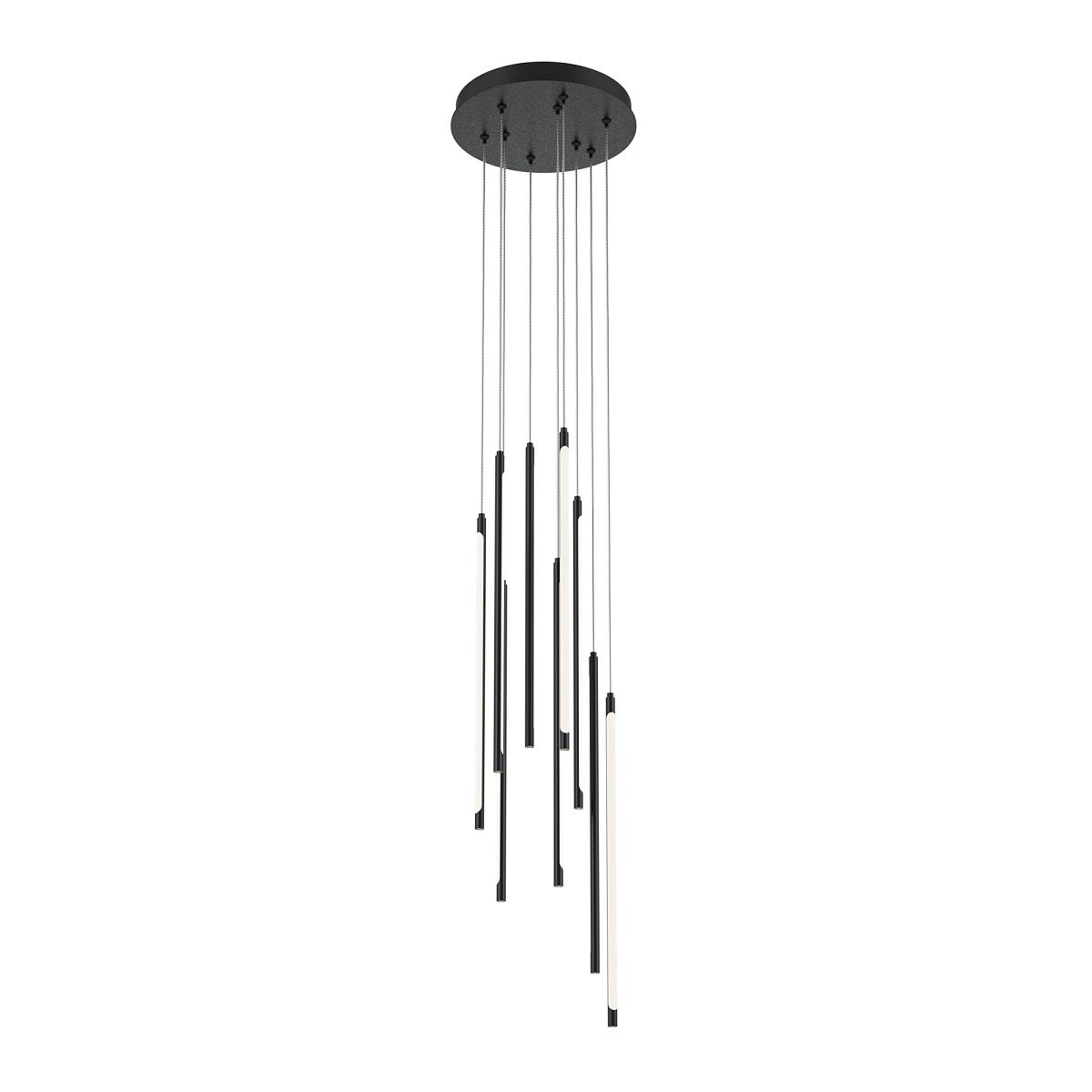 Подвесная люстра Подвесная светодиодная люстра Maytoni Light Stick черный металл