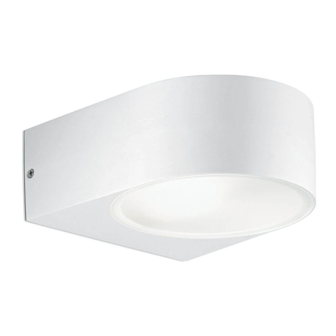 Уличное освещение Уличный настенный светильник Ideal Lux Iko AP1 Bianco 018522 белый стекло
