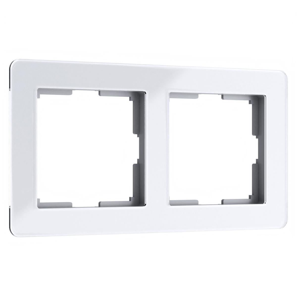 Электротовар Рамка Werkel Acrylic на 2 поста белый W0022701 4690389184840 белый