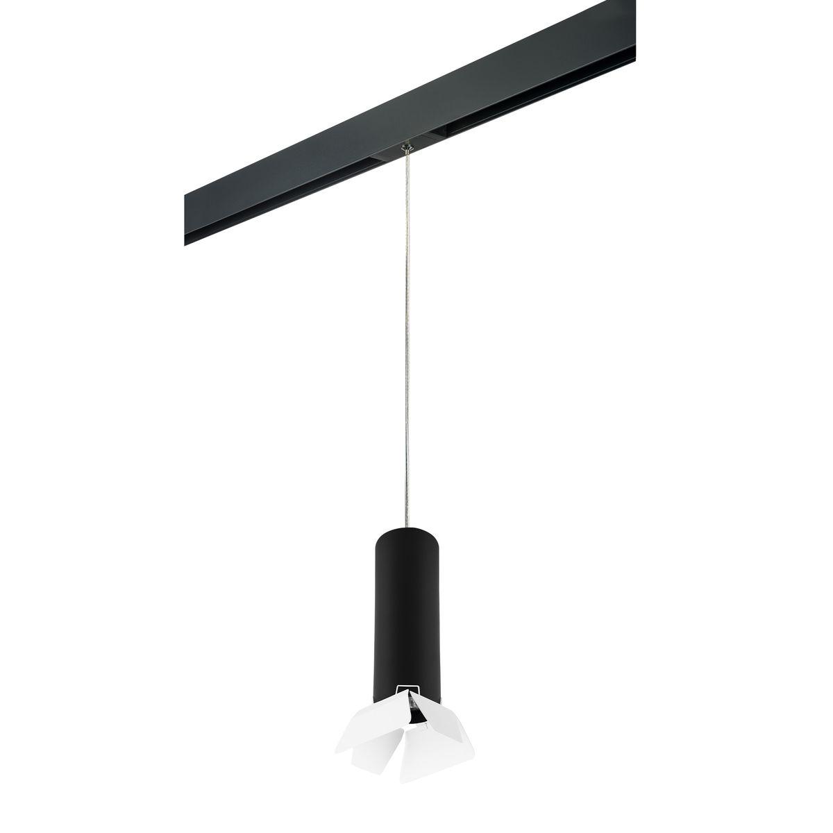 Светильник Комплект с трековым светильником Lightstar Rullo (214497+595857+202436) черный металл