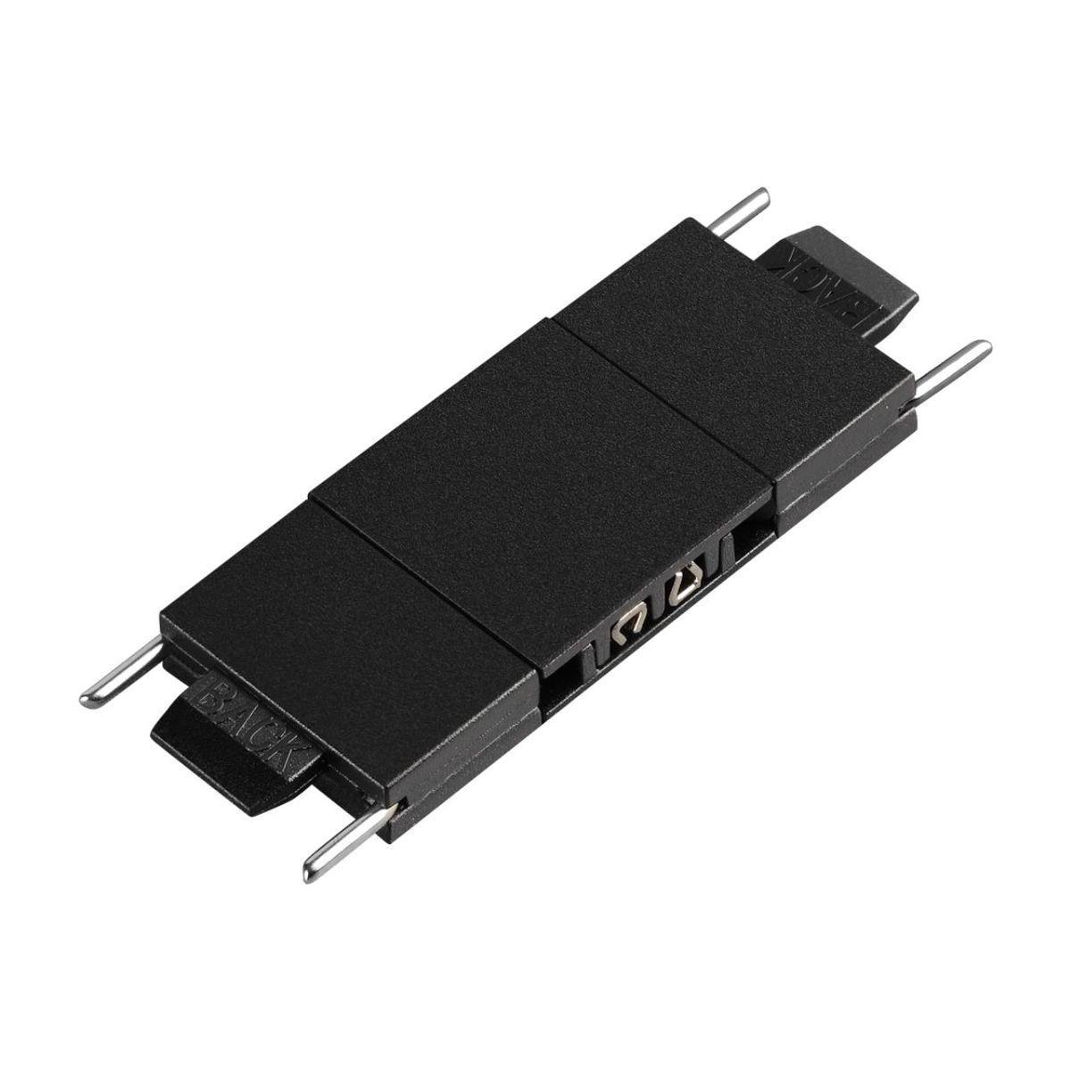 Трековые систем Коннектор прямой Novotech Shino Easy 135268 черный