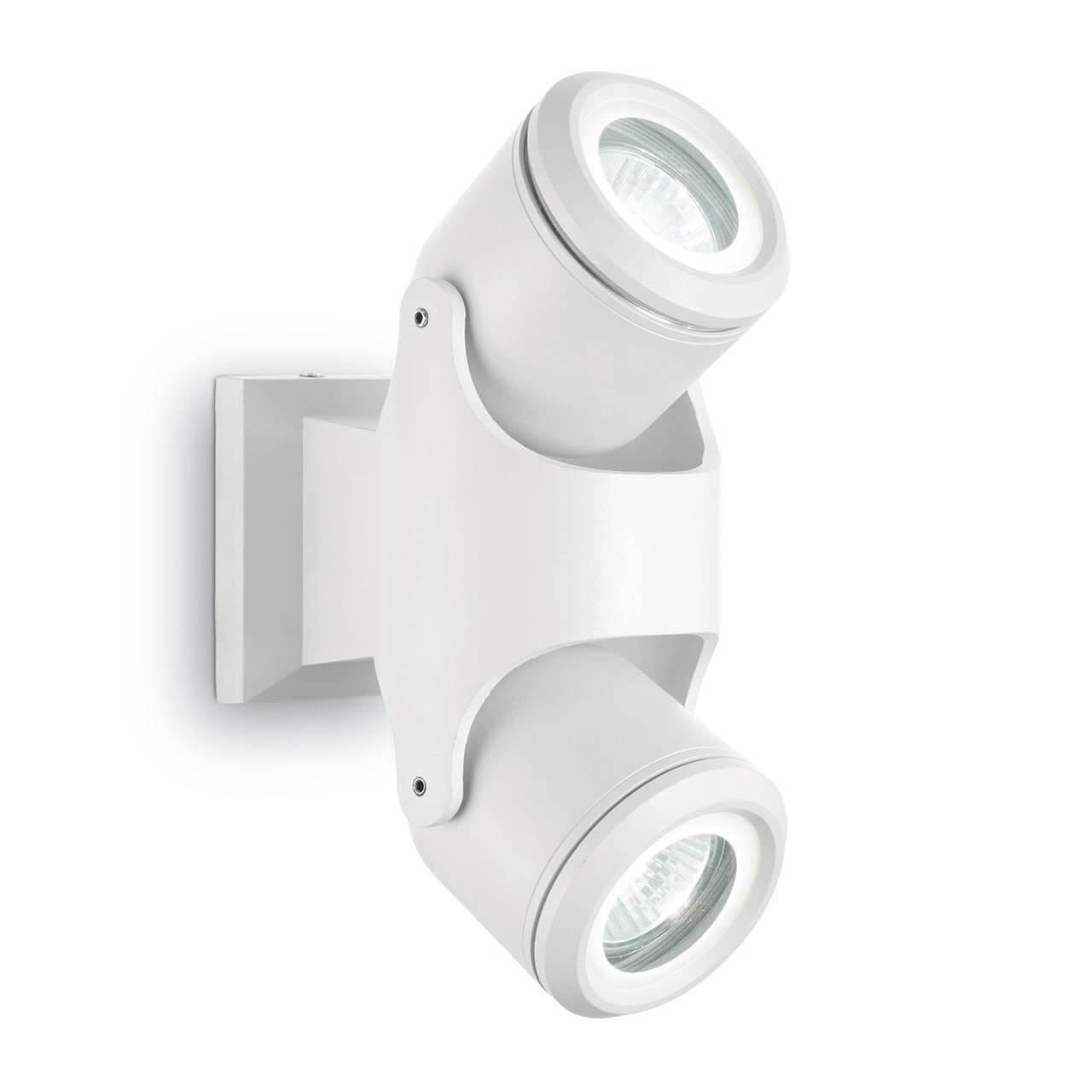Уличное освещение Уличный настенный светильник Ideal Lux Xeno AP2 Bianco 129495 белый металл