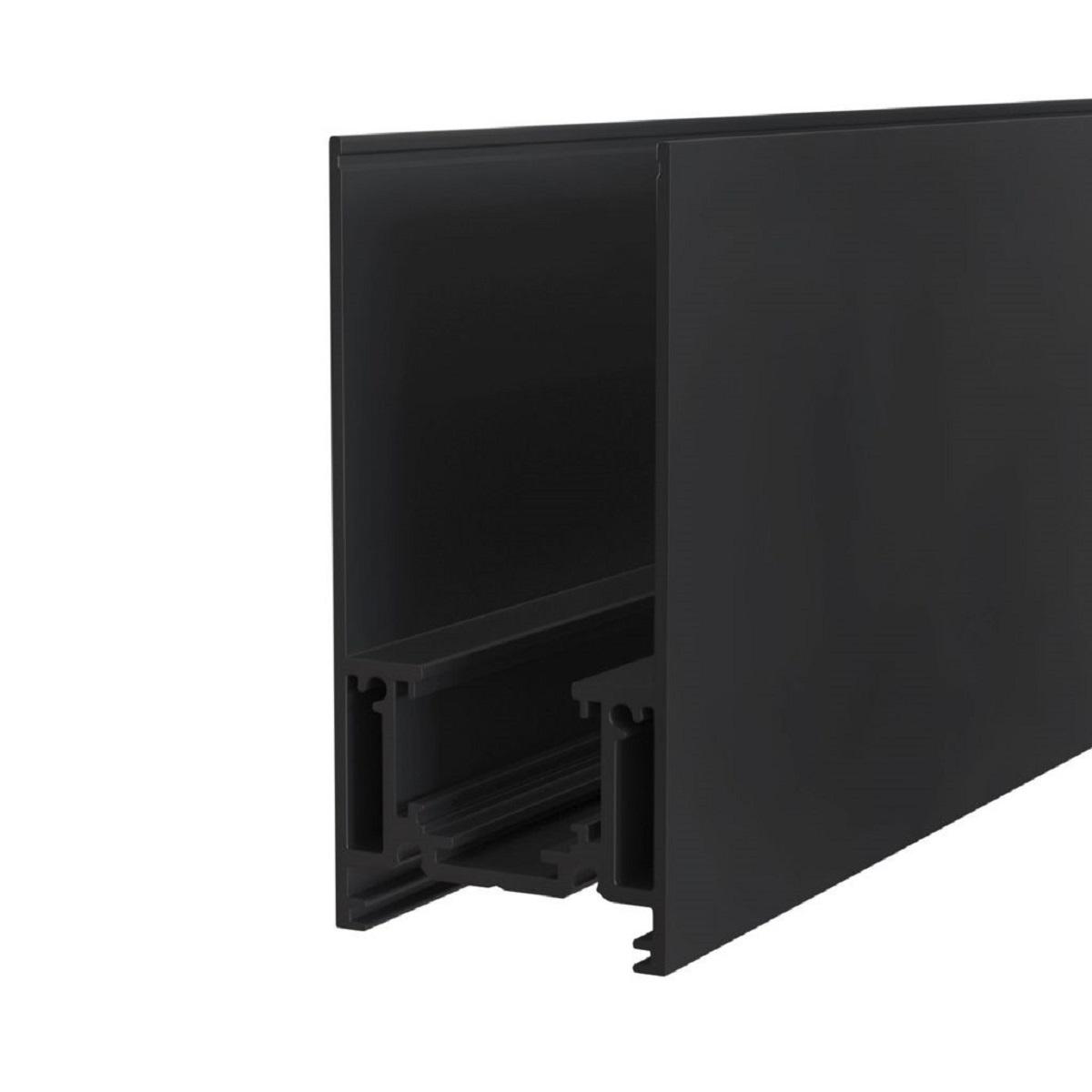 Трековые систем Шинопровод магнитный однофазный Maytoni Busbar trunkings Gravity TRX010-413B черный металл