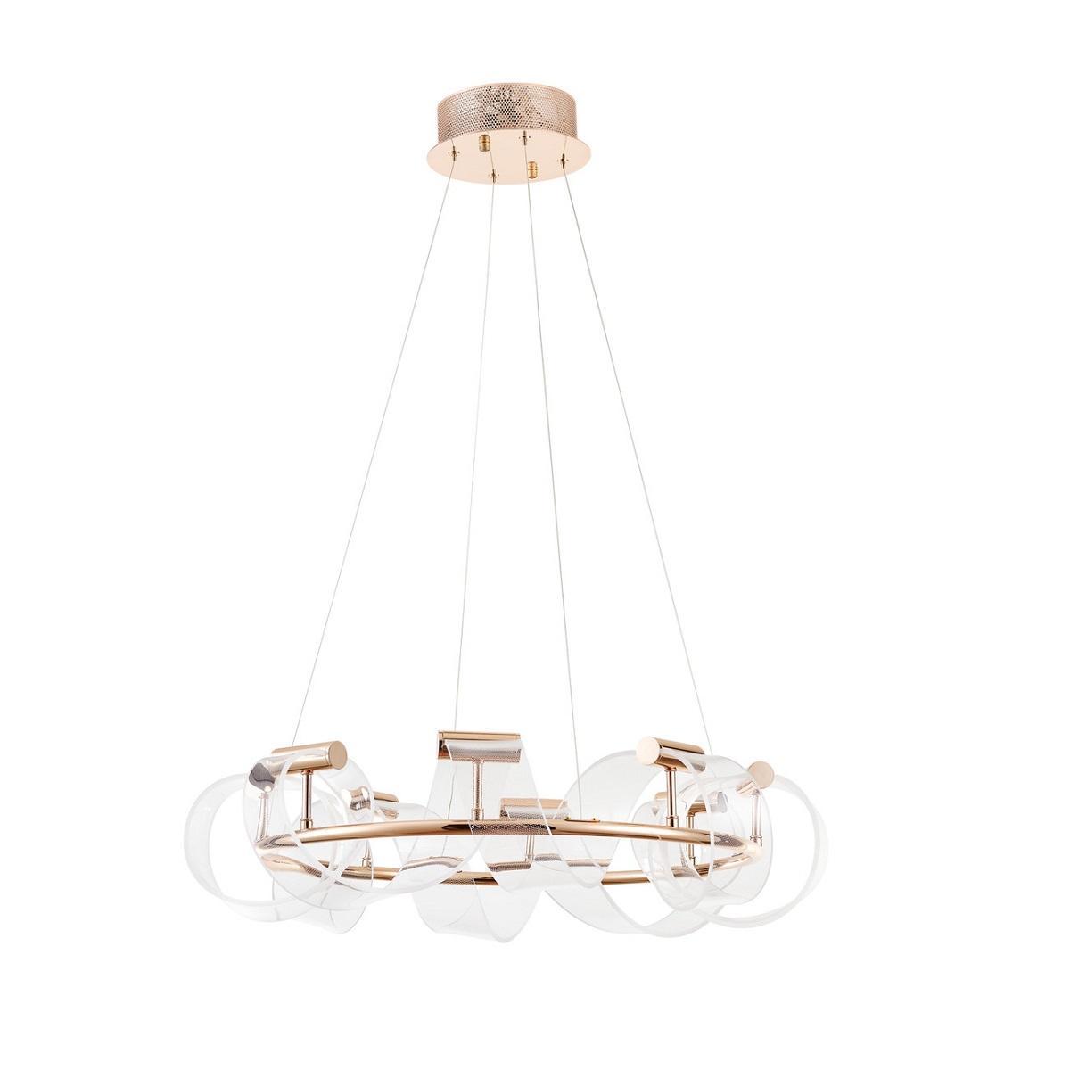 Подвесная люстра Подвесная светодиодная люстра Kink Light Ранни 08037-70,37 золото металл