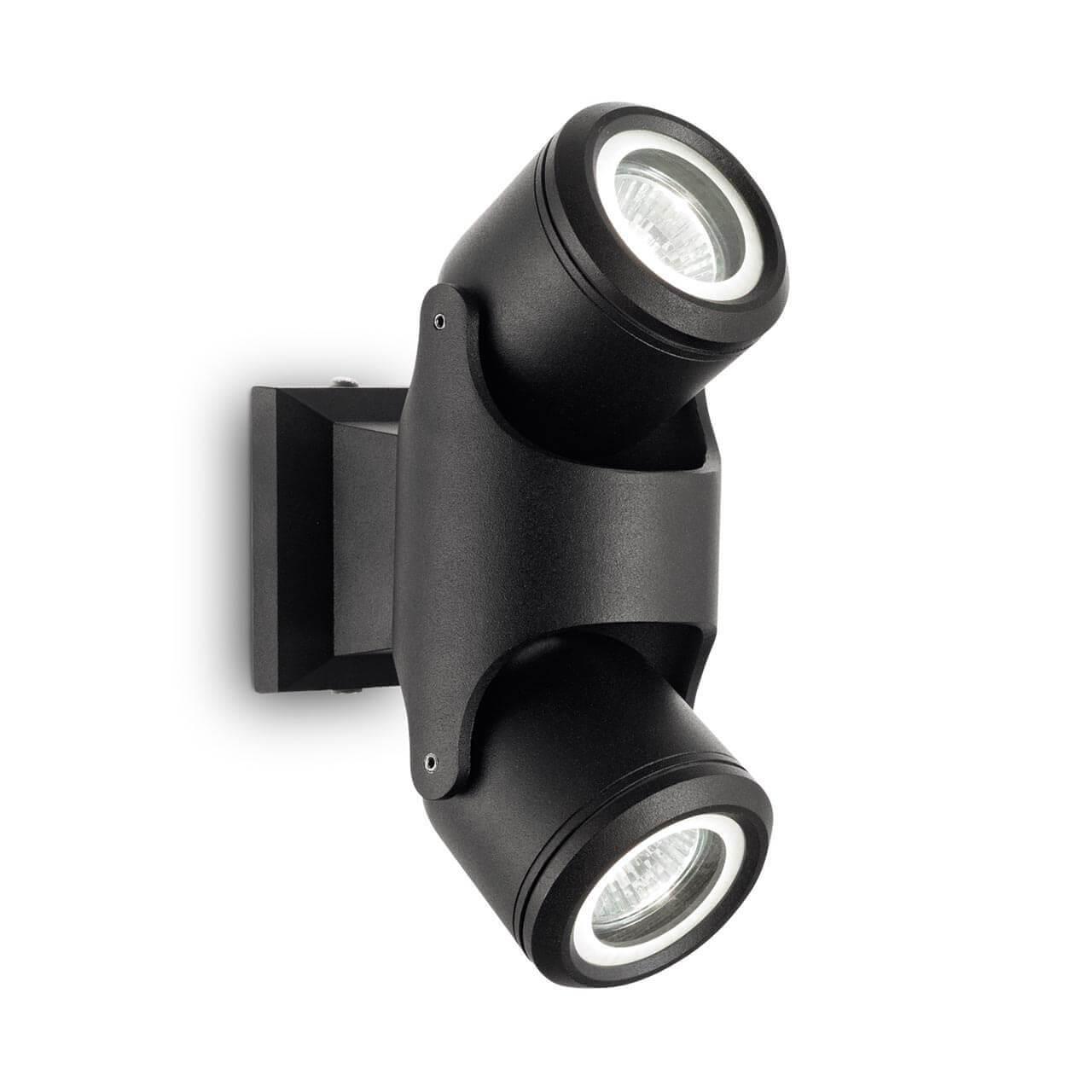 Уличное освещение Уличный настенный светильник Ideal Lux Xeno AP2 Nero 129501 черный металл