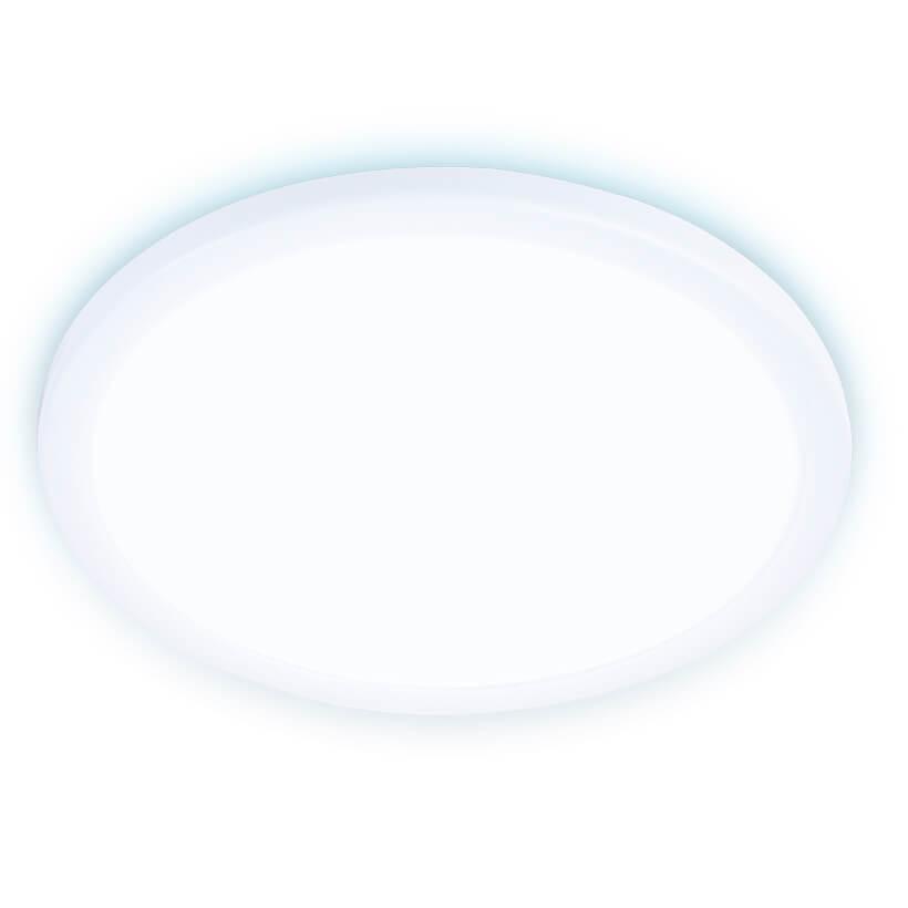 Офисное освещение Встраиваемый светодиодный светильник Ambrella light Led Downlight DLR310 белый пластик