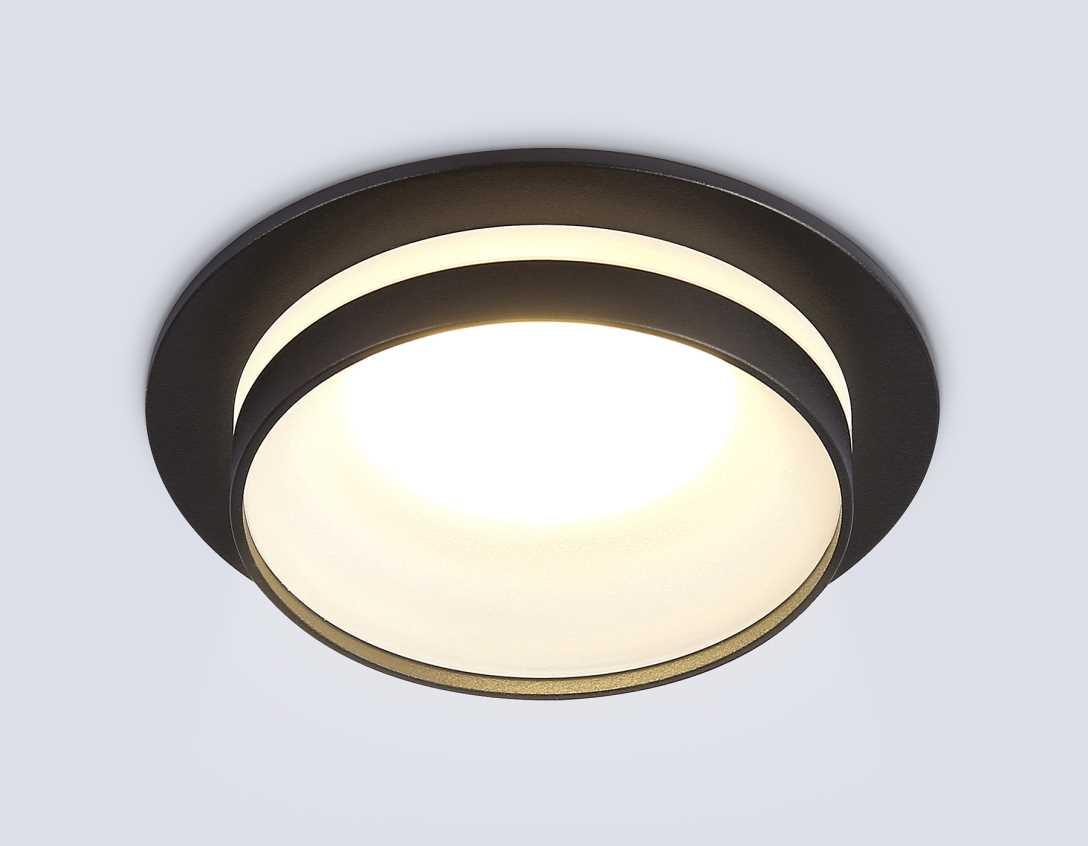 Светильник Светильник встраиваемый Ambrella Light черный металл