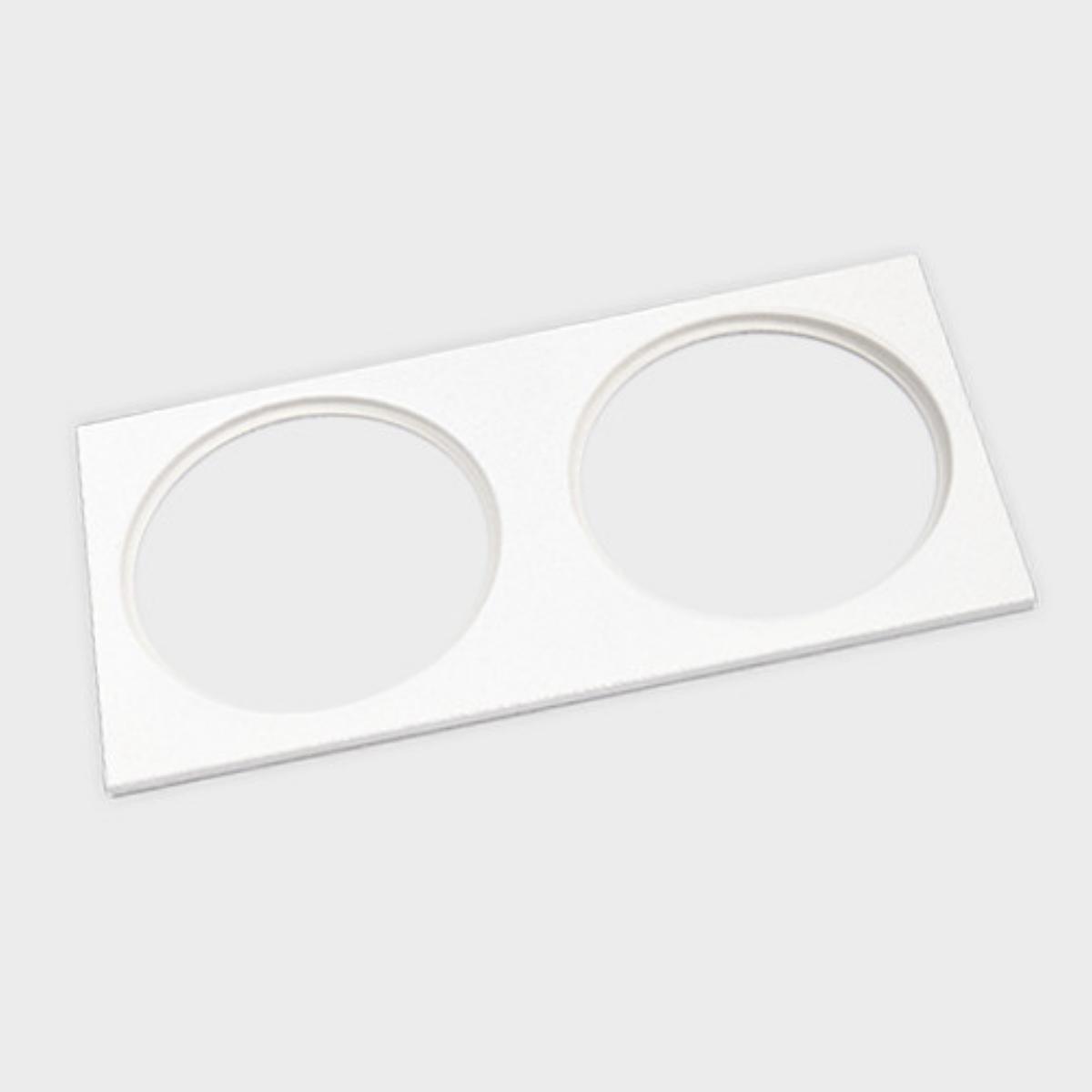 Комплектующие для освещения Рамка декоративная Italline IT08-8015 white белый металл