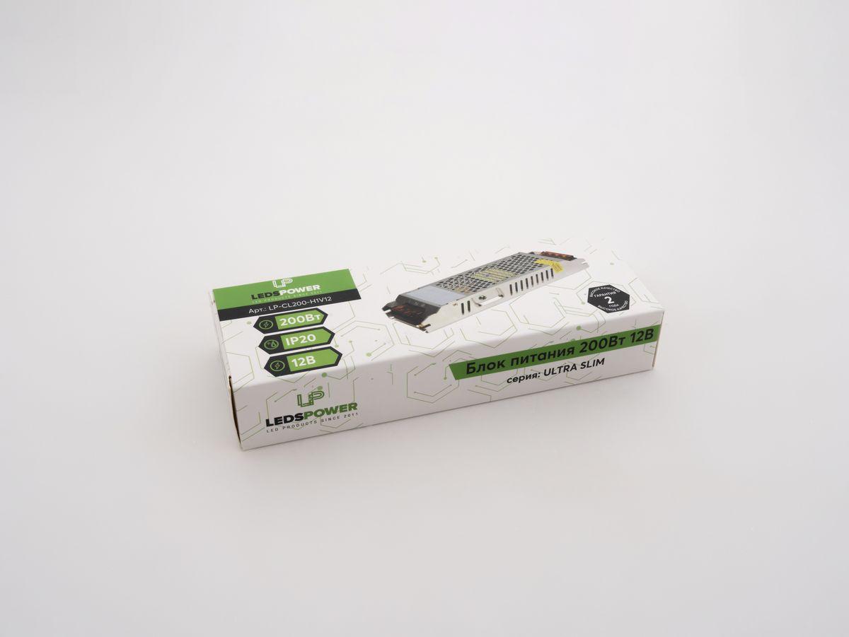 Светодиодные лент Блок питания LEDS POWER ULTRA SLIM серый металл