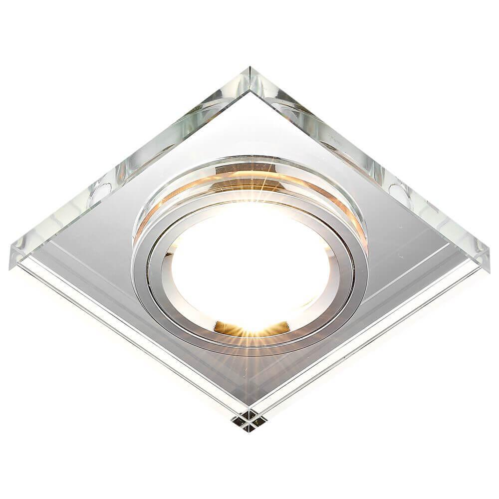 Светильник Встраиваемый светильник Ambrella light Classic хром стекло