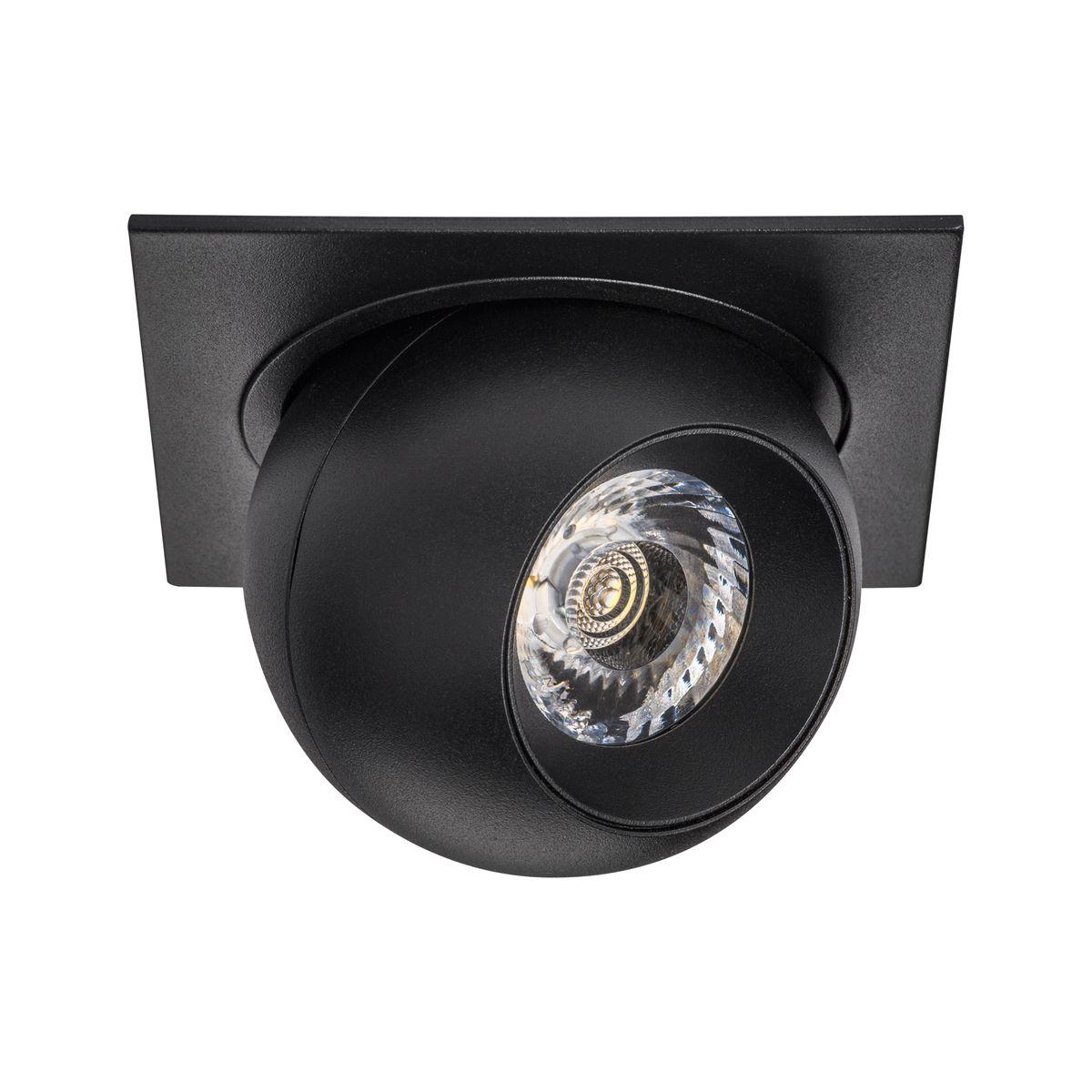 Светильник Комплект из светильника и рамки Lightstar Intero Ball (217517+217072) черный металл