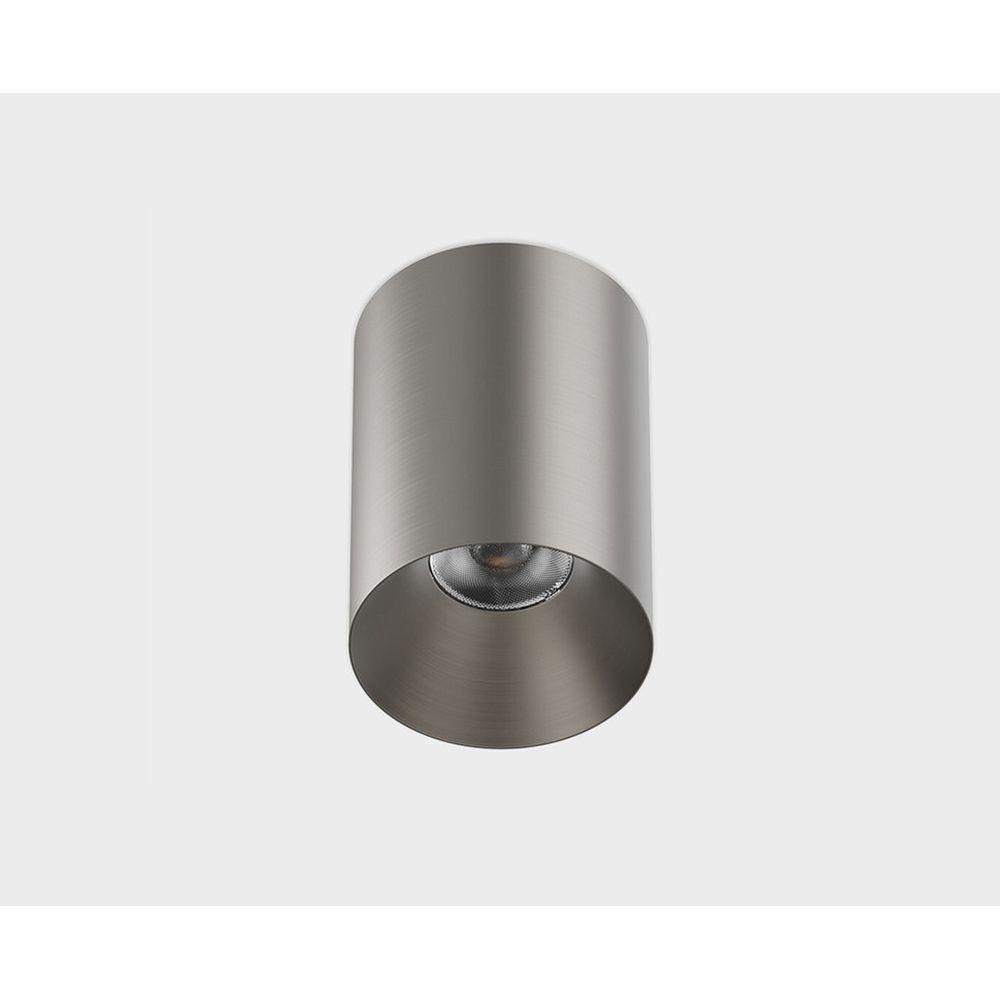 Потолочные светильник Накладной светодиодный светильник Italline dark silver серебро металл