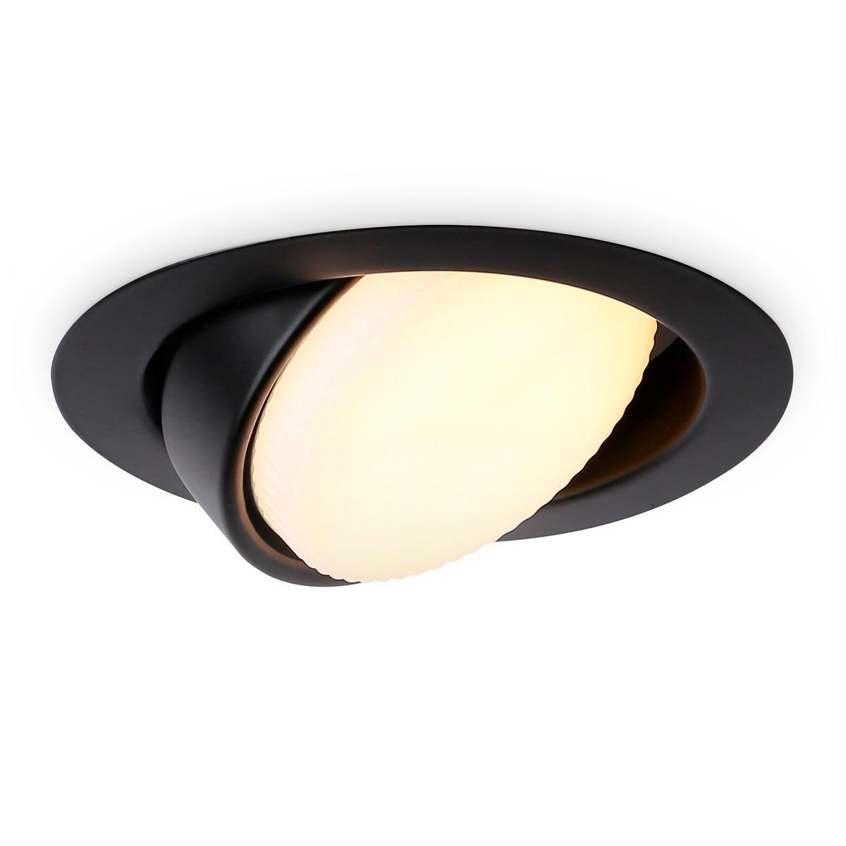 Светильник Встраиваемый поворотный светильник Ambrella light Standard Spot Spot черный металл