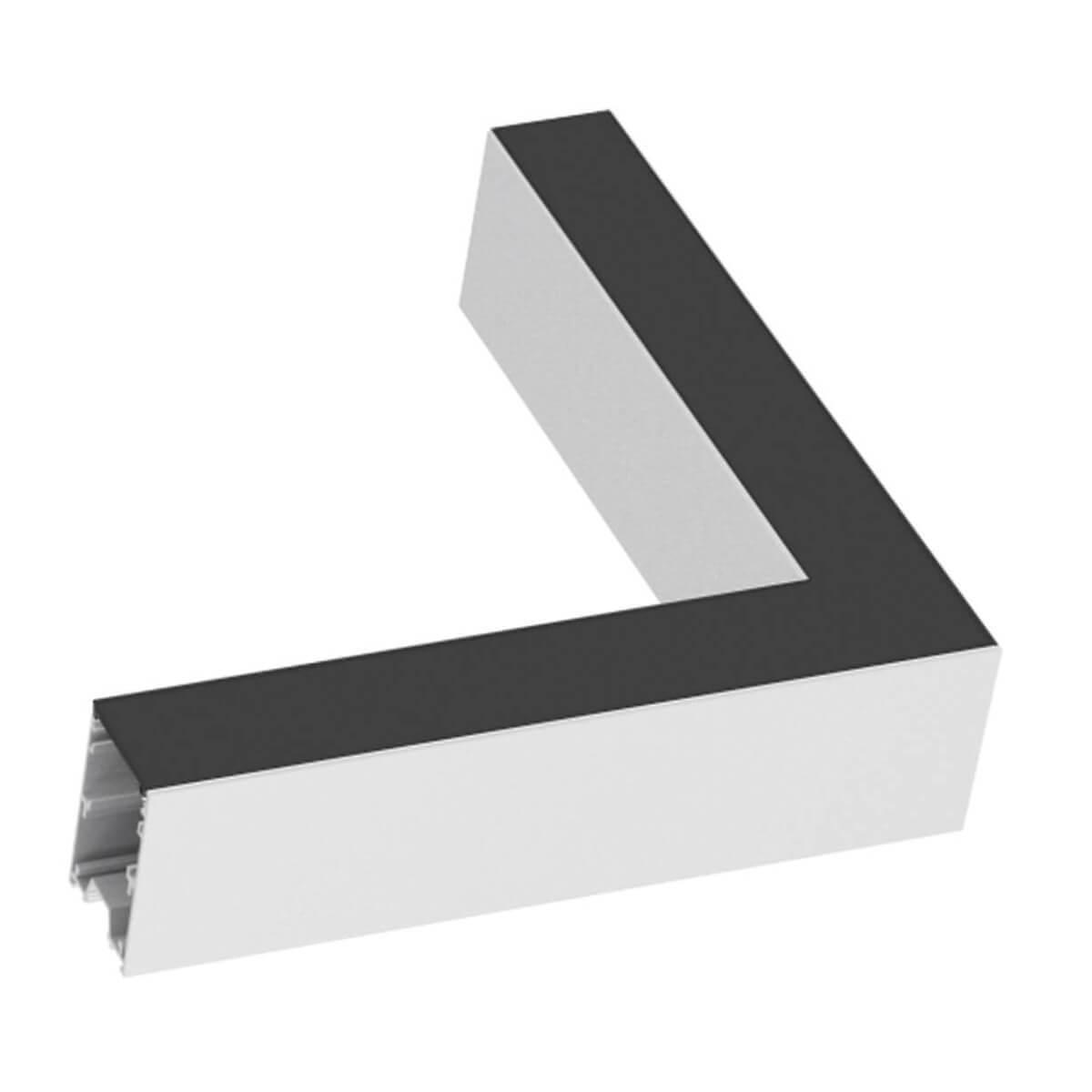 Трековые систем Соединитель угловой Ideal Lux Fluo Corner Blinded Wh 191485 белый металл