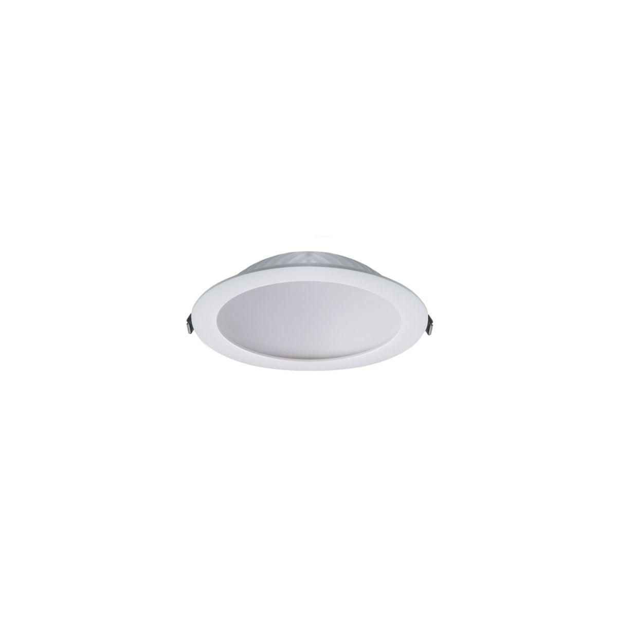 Офисное освещение Встраиваемый светодиодный светильник Crystal Lux CLT 524C105 WH белый металл