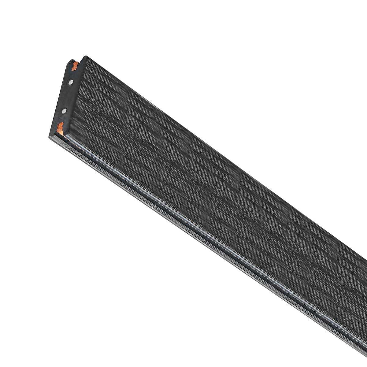 Трековые систем Шинопровод гибкий Lightstar Due Hermes 510107 черный пластик