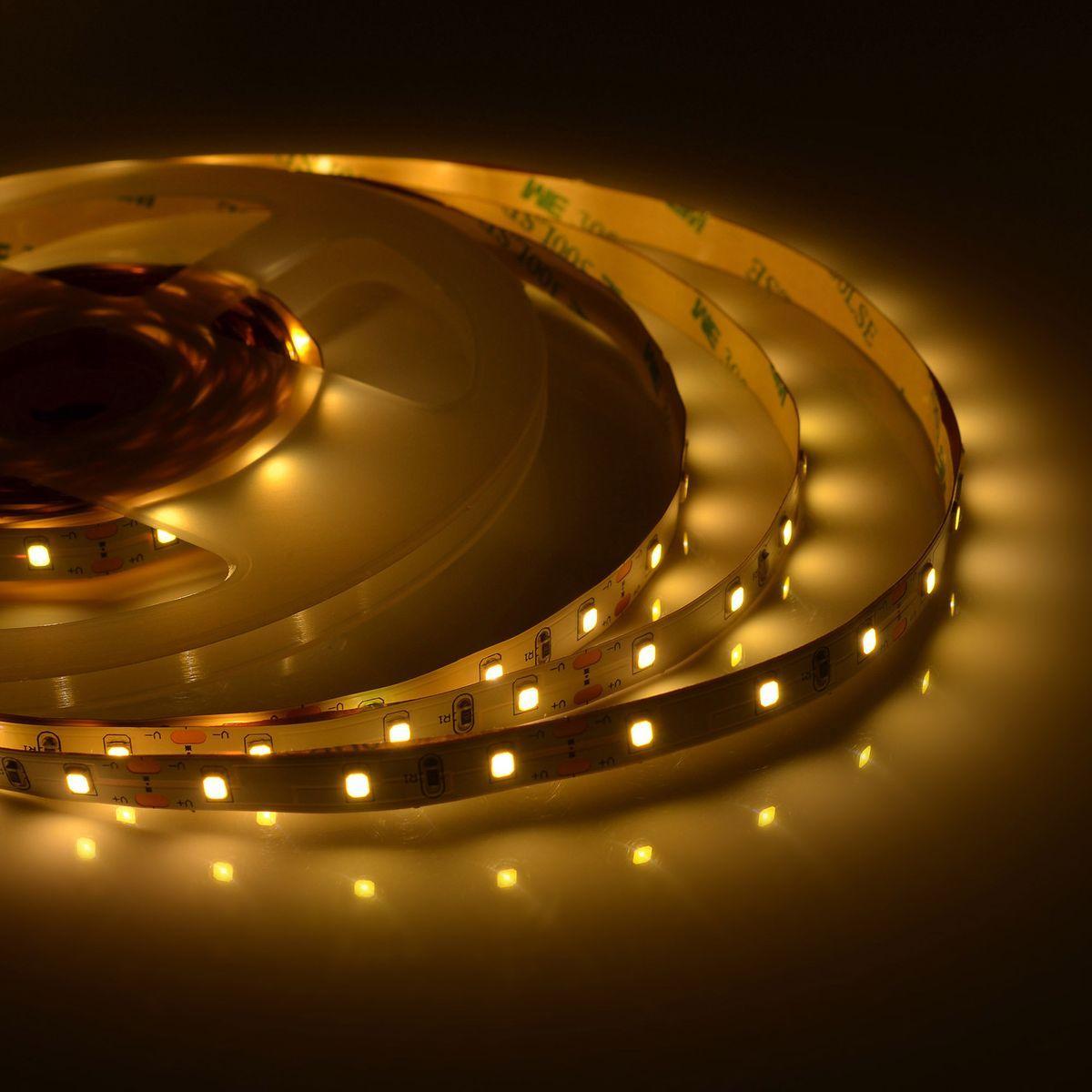 Светодиодные лент Светодиодная лента Apeyron m 60LED m 5050SMD теплый белый пластик