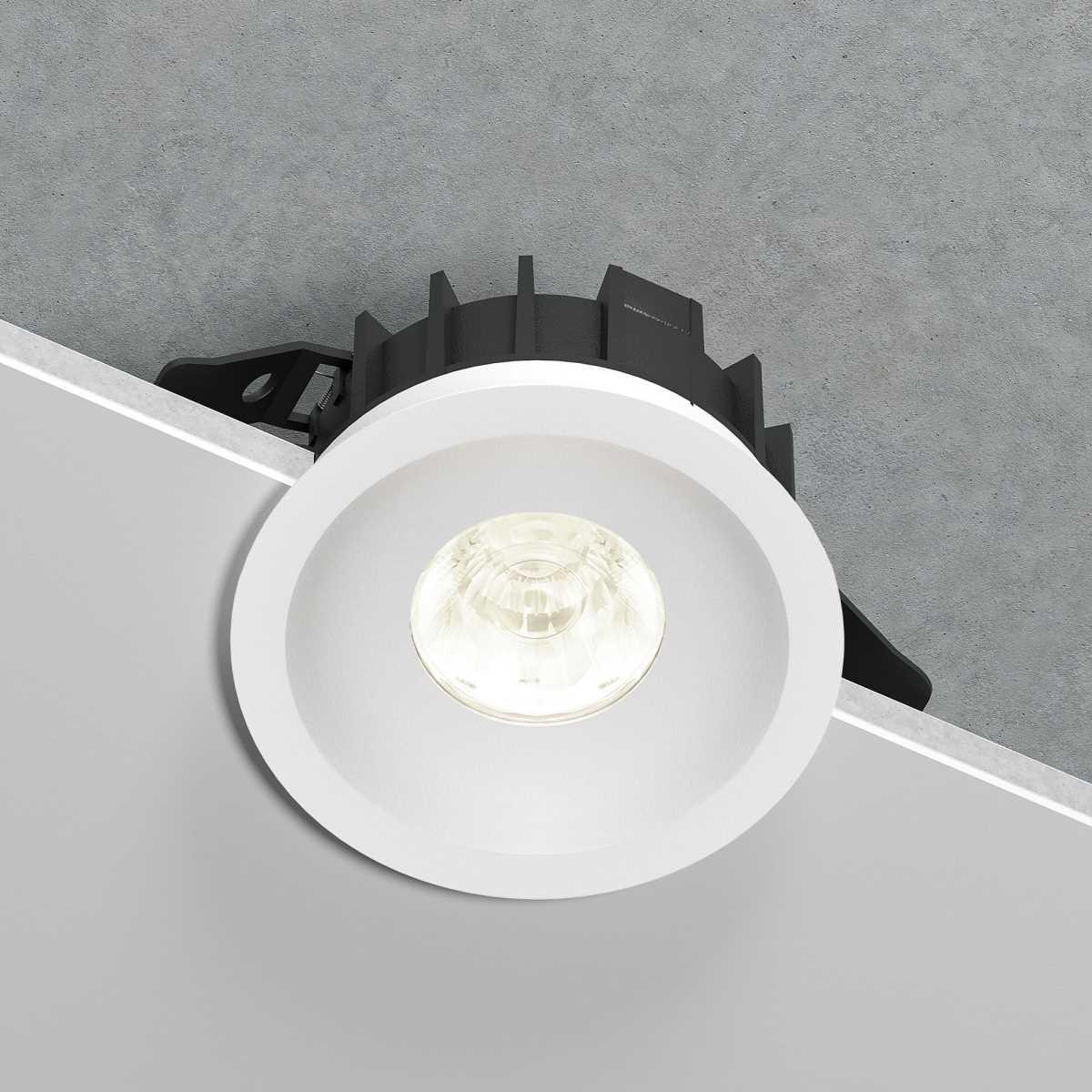 Офисное освещение Встраиваемый светодиодный светильник Elektrostandard Combi 25068 / LED a069007 белый металл