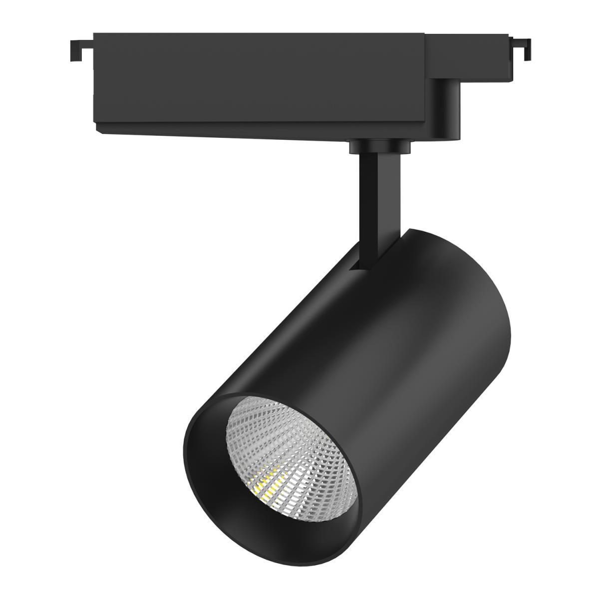 Трековые светильник Трековый светодиодный светильник Gauss Track Light черный стекло