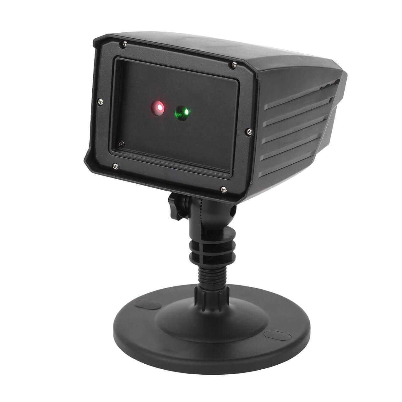 Уличное освещение Проектор ЭРА дед мороз 220V IP44 5,4W разноцветный ENIOP-02 Б0041643 черный пластик