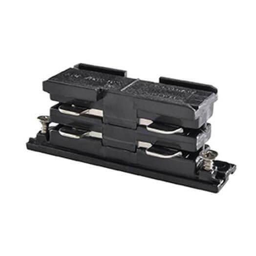 Трековые систем Коннектор прямой Ideal Lux Link Electrified Connector Bk On-Off 169644 черный пластик