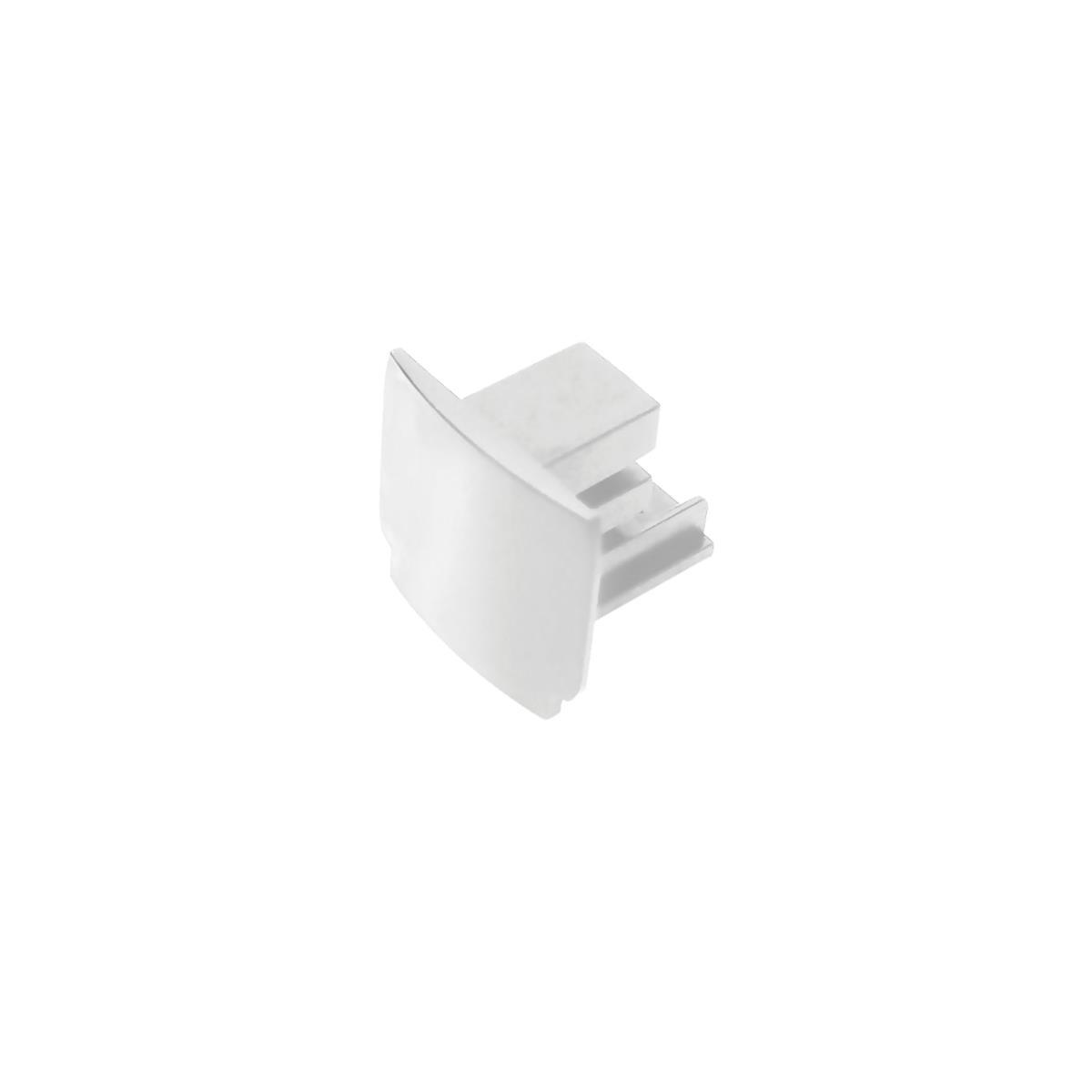 Трековые систем Заглушка боковая к треку 5040xx-(F) / (R) Quattro Lightstar 504166-FR белый пластик