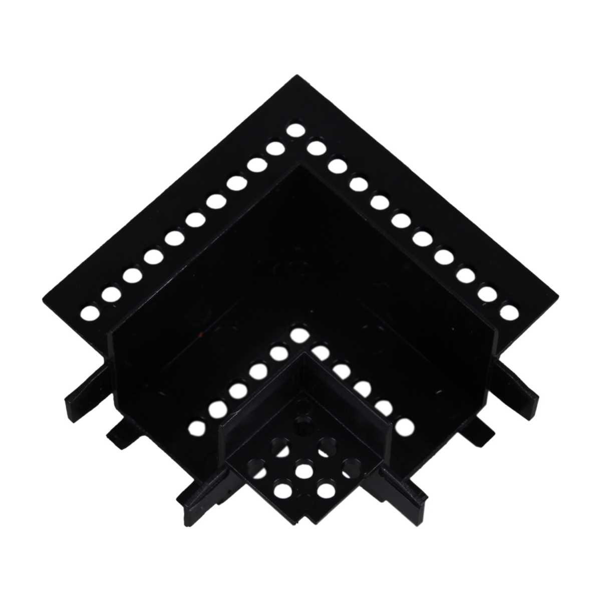 Трековые систем Коннектор Reluce RL 06202 corner connector BK черный пластик