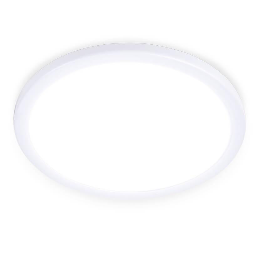 Офисное освещение Встраиваемый светодиодный светильник Ambrella light Led Downlight DLR307 белый пластик
