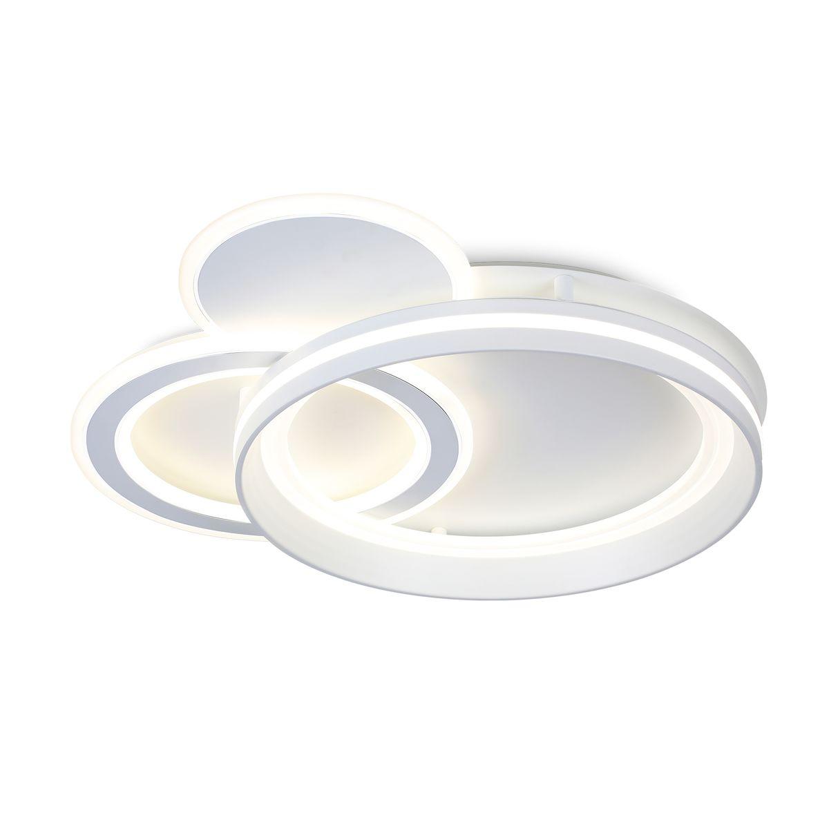 Потолочные светильник Светильник Acrylica Disk белый металл