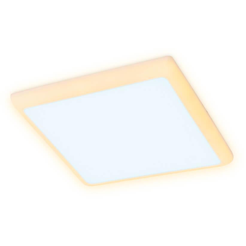 Офисное освещение Встраиваемый светодиодный светильник Ambrella light Led Downlight DCR331 белый пластик