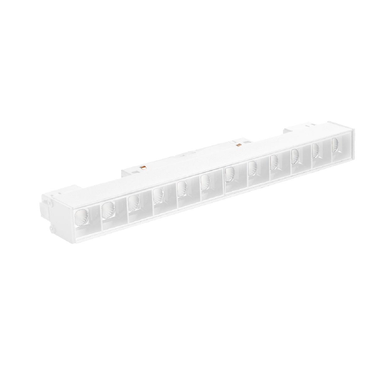 Трековые светильник Трековый светодиодный светильник Crystal Lux CLT 0.33 001 WH T белый металл