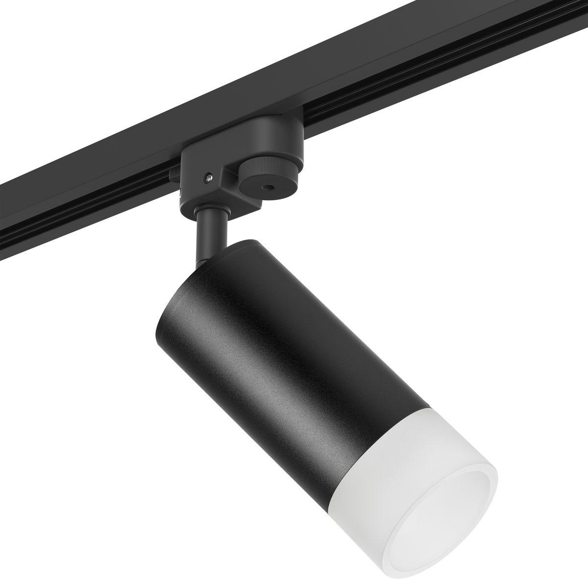 Светильник Комплект с трековым светильником Lightstar Rullo (214437+214437+202431) черный пластик