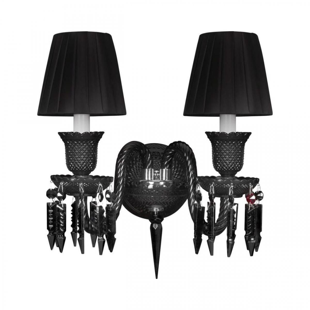 Бра с 2 плафонам Бра Zenith 10210 Black черный металл