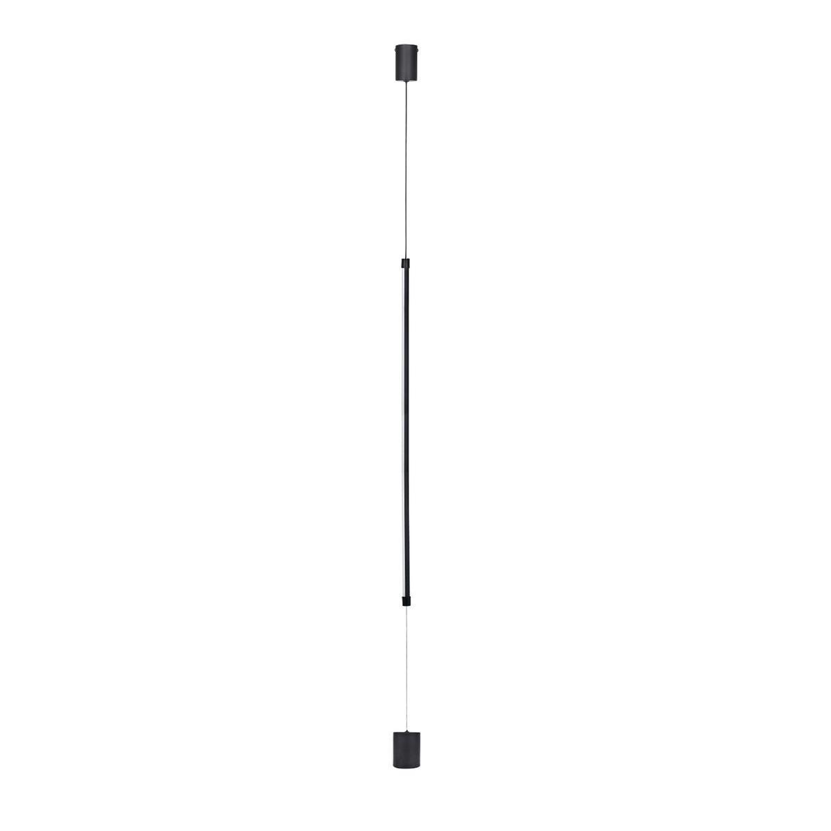 Подвесные светильник Светильник Linea 14024 A 1P Black в стиле минимализм черный металл