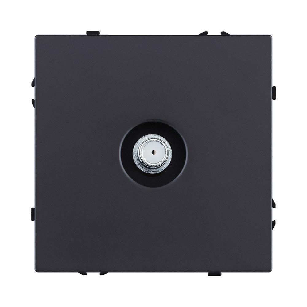 Электротовар Розетка TV, черный матовый Kollinger Eclipse EC-020BK черный